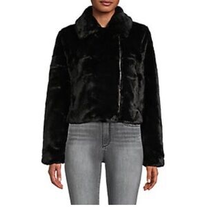 Apparis faux fur moto jacket